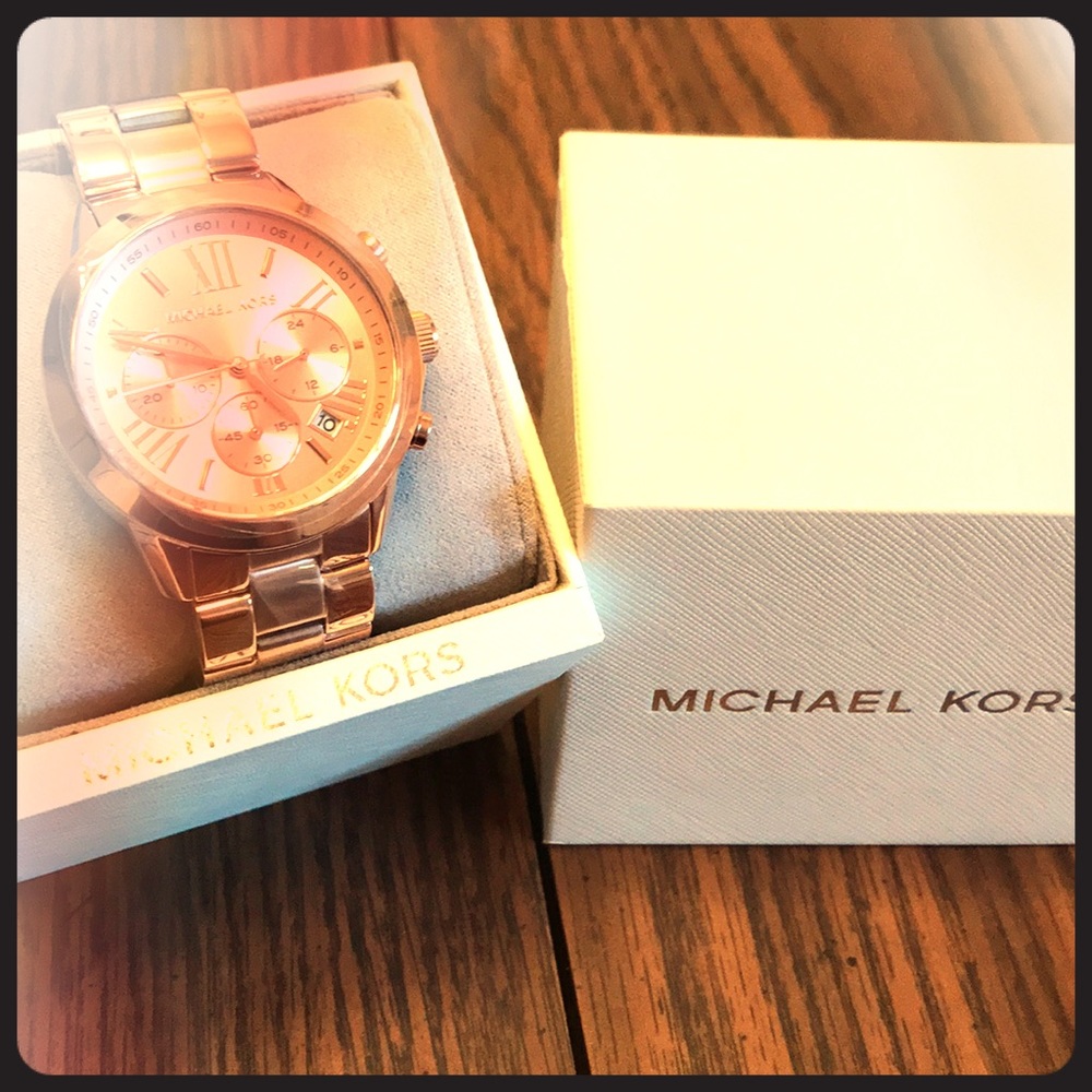 NEW Rose Gold Michael Kors Watch